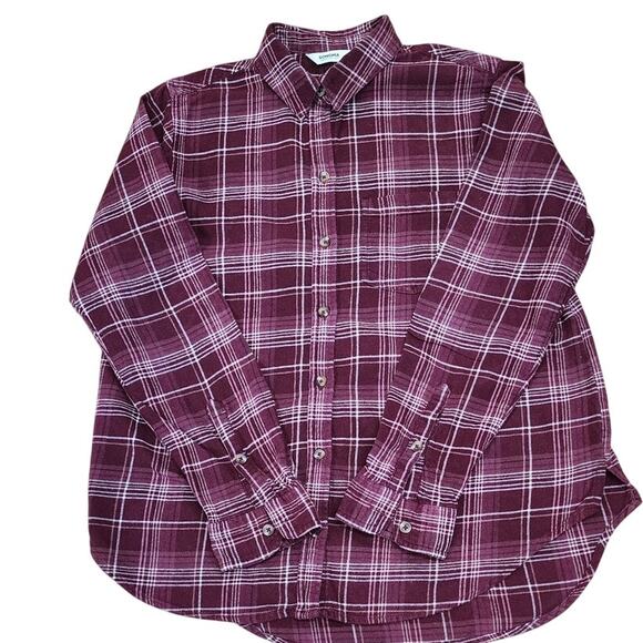 Sonoma Soft Flannel Button Down Long Sleeve Shirt with Pocket  Women Size Small - Picture 11 of 12